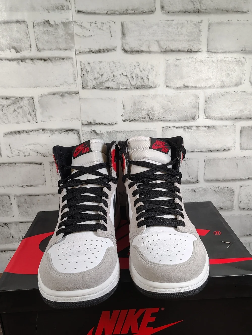 Nike Air Jordan 1 Retro High OG Smoke Gray 2020 555088 126 Men's Size 10